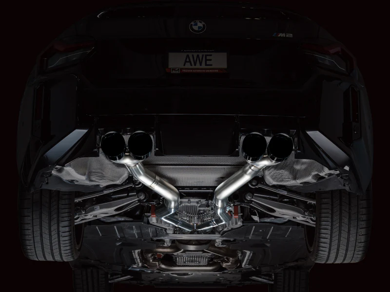 AWE Tuning 23-24 BMW G87 M2 Track Edition Exhaust - Diamond Black Tips - Image 5