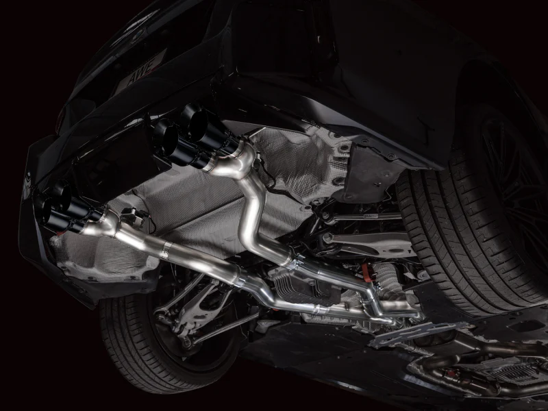AWE Tuning 23-24 BMW G87 M2 Track Edition Exhaust - Diamond Black Tips - Image 6