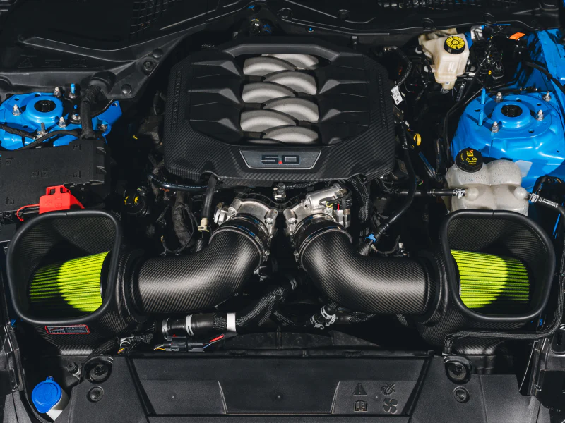AWE Tuning 24-26 Ford S650 Mustang GT/Dark Horse S-FLO Carbon Intake - Image 9