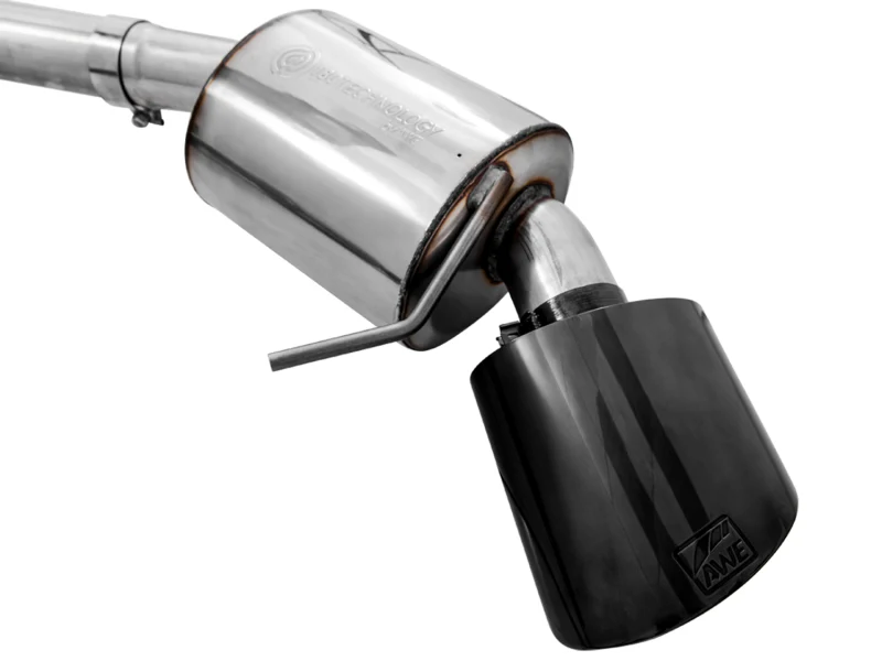 AWE Tuning Audi B9.5 RS 5 Coupe Non-Resonated Touring Edition Exhaust - RS-Style Diamond Black Tips - Image 5