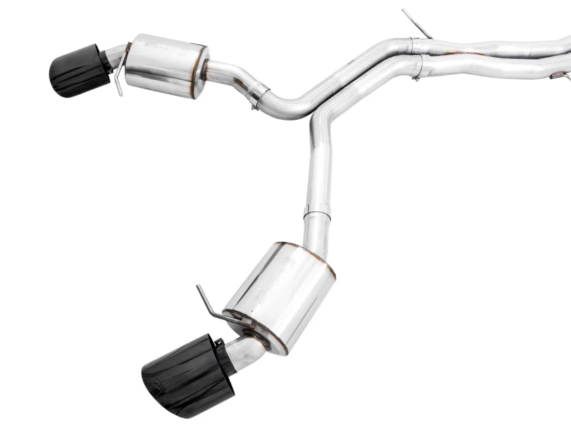 AWE Tuning Audi B9.5 RS 5 Coupe Non-Resonated Touring Edition Exhaust - RS-Style Diamond Black Tips - Image 8