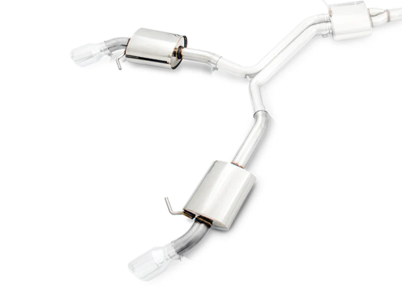 AWE Tuning Audi B9 A5 Touring Edition Exhaust Dual Outlet - Chrome Silver Tips (Includes DP) - Image 5