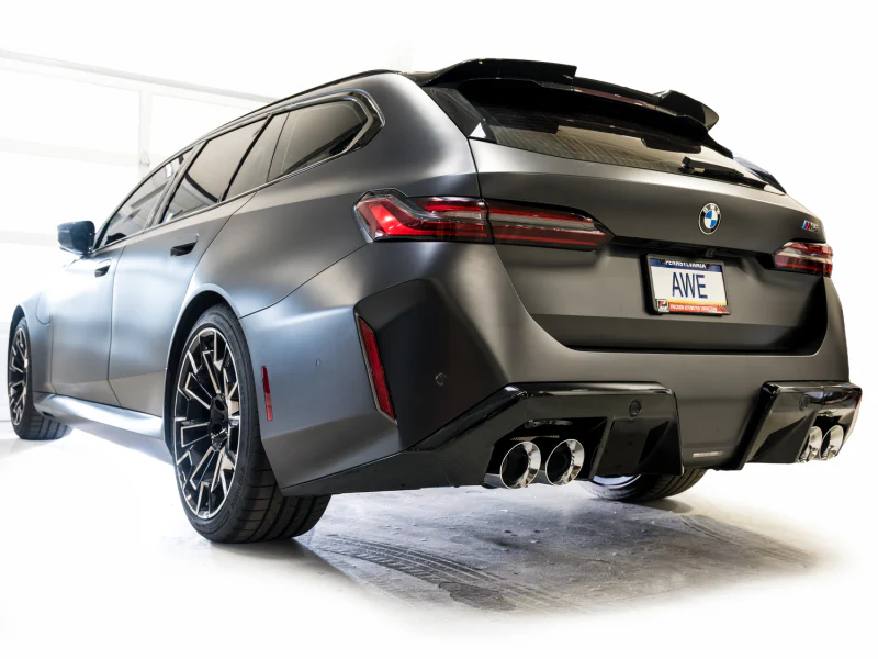 AWE Tuning BMW G90/G99 M5 Touring Edition Cat-Back Exhaust - Chrome Silver Tips - Image 14