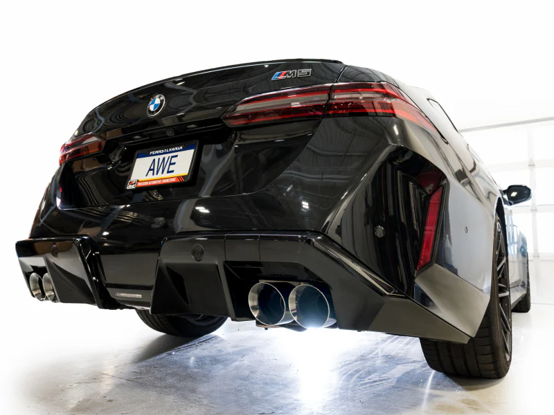 AWE Tuning BMW G90/G99 M5 Touring Edition Cat-Back Exhaust - Chrome Silver Tips - Image 6