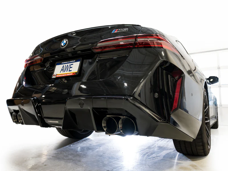 AWE Tuning BMW G90/G99 M5 Touring Edition Cat-Back Exhaust - Diamond Black Tips - Image 11