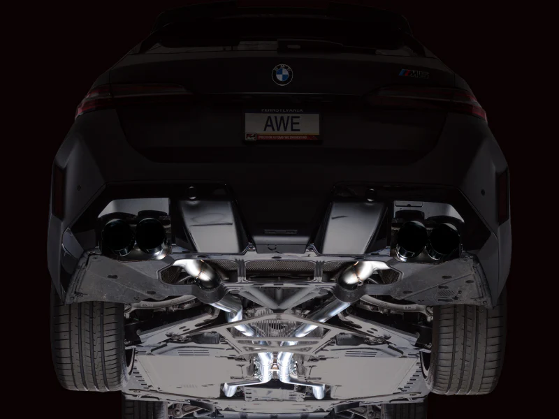 AWE Tuning BMW G90/G99 M5 Touring Edition Cat-Back Exhaust - Diamond Black Tips - Image 9