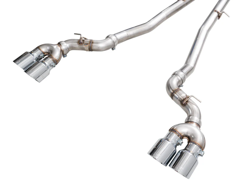 AWE Tuning BMW G90/G99 M5 Track Edition Cat-Back Exhaust - Chrome Silver Tips - Image 22