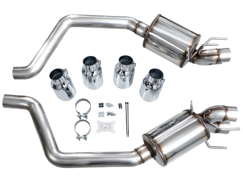 AWE Tuning C6 Chevrolet Corvette Z06/ZR1 Touring Edition Axle-Back Exhaust w/ Chrome Silver Tips - Image 11