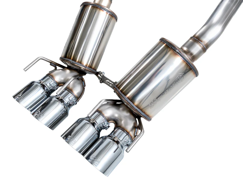 AWE Tuning C6 Chevrolet Corvette Z06/ZR1 Touring Edition Axle-Back Exhaust w/ Chrome Silver Tips - Image 13