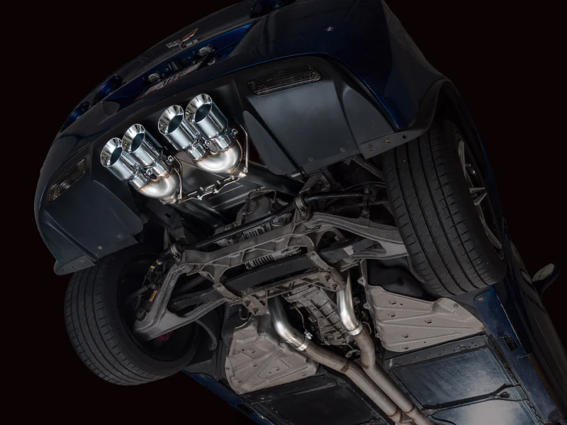 AWE Tuning C6 Chevrolet Corvette Z06/ZR1 Touring Edition Axle-Back Exhaust w/ Chrome Silver Tips - Image 7