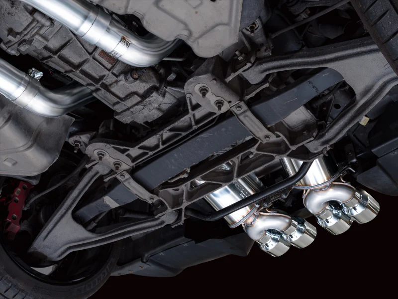 AWE Tuning C6 Chevrolet Corvette Z06/ZR1 Touring Edition Axle-Back Exhaust w/ Chrome Silver Tips - Image 9