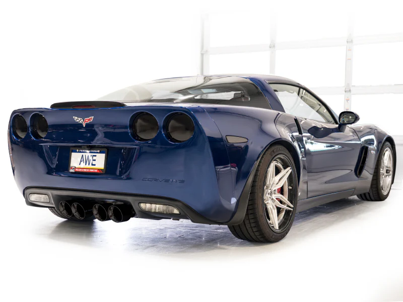 AWE Tuning C6 Chevrolet Corvette Z06/ZR1 Touring Edition Axle-Back Exhaust w/ Diamond Black Tips - Image 9