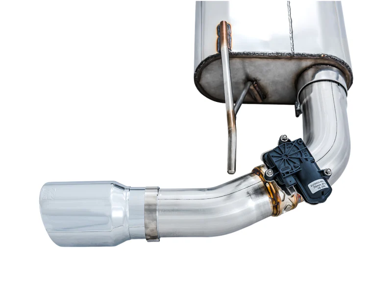 AWE Tuning Ford Focus RS SwitchPath Cat-Back Exhaust - Chrome Silver Tips - Image 4