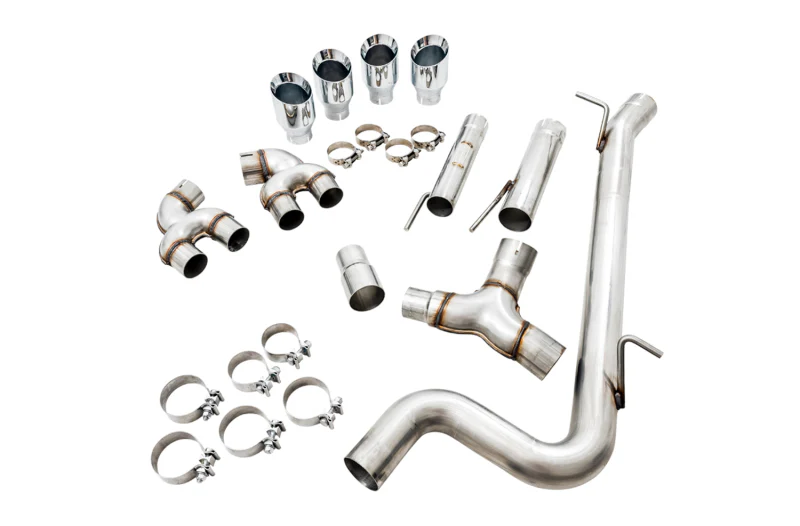 AWE Tuning MK7.5 Golf R Track Edition Exhaust w/Chrome Silver Tips 102mm - Image 3