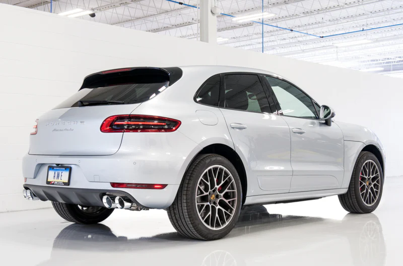 AWE Tuning Porsche Macan Touring Edition Exhaust System - Chrome Silver 102mm Tips - Image 4