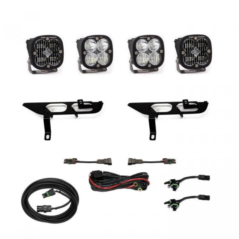 Baja Designs 2021+ Ford F150 Fog Pocket Kit SAE Clear Squadron Pro DC - Image 2