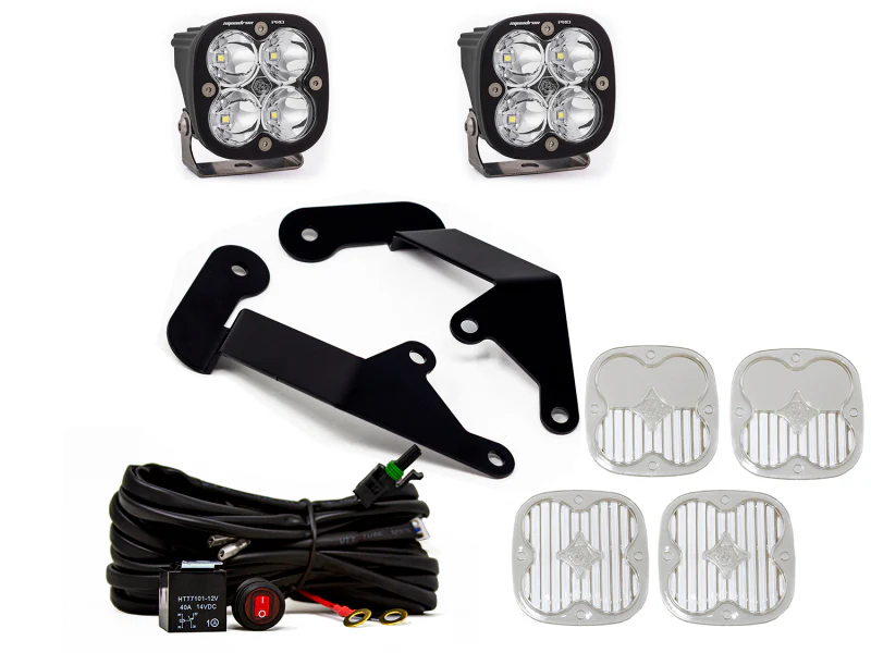 Baja Designs 21+ Ford Bronco Sport Squadron Pro Spot LED Light Pods - Clear - Image 3
