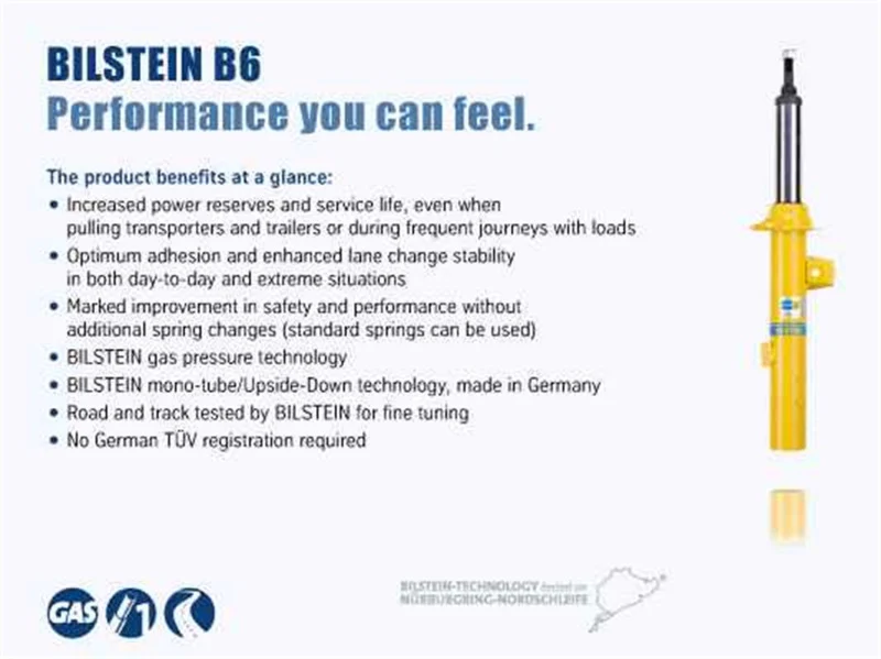 Bilstein 4600 Series 16-19 Nissan Titan XD Rear 46mm Monotube Shock Absorber - Image 2