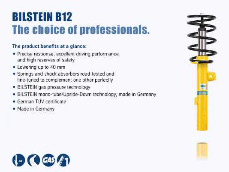 Bilstein B12 2013 BMW X1 xDrive28i Front and Rear Suspension Kit - Image 3