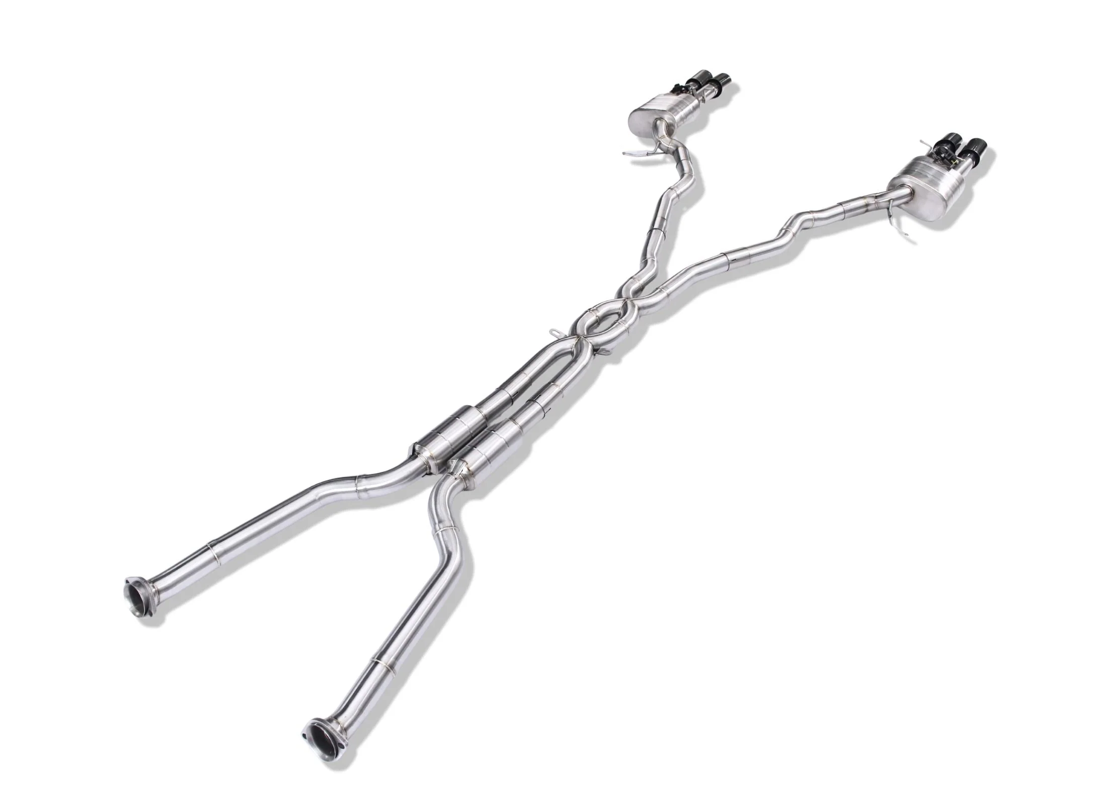 BMW E60 M5 E63 M6 Performance Exhaust System Double X-Pipe - Yonristic Performance - Image 16
