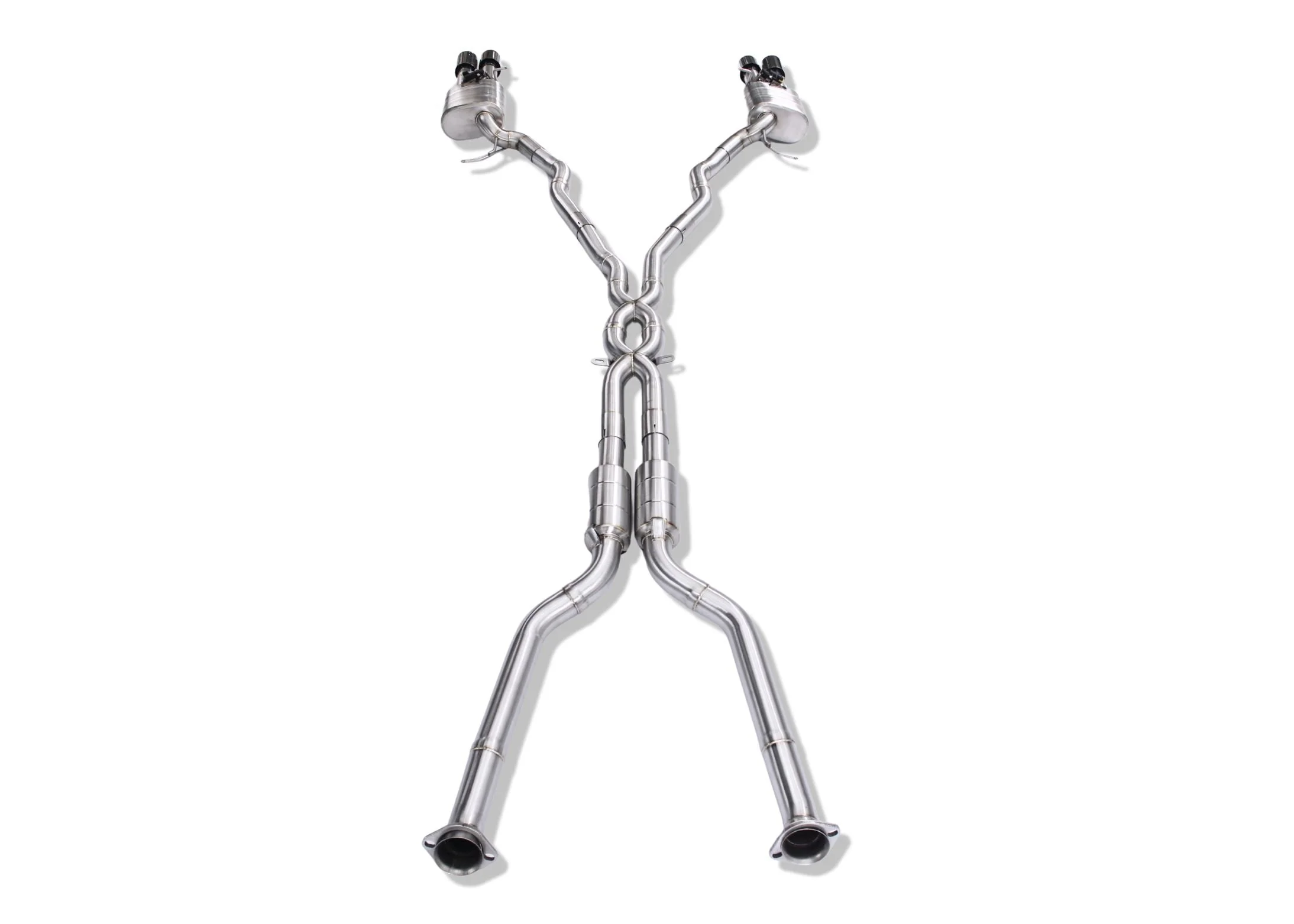BMW E60 M5 E63 M6 Performance Exhaust System Double X-Pipe - Yonristic Performance - Image 17