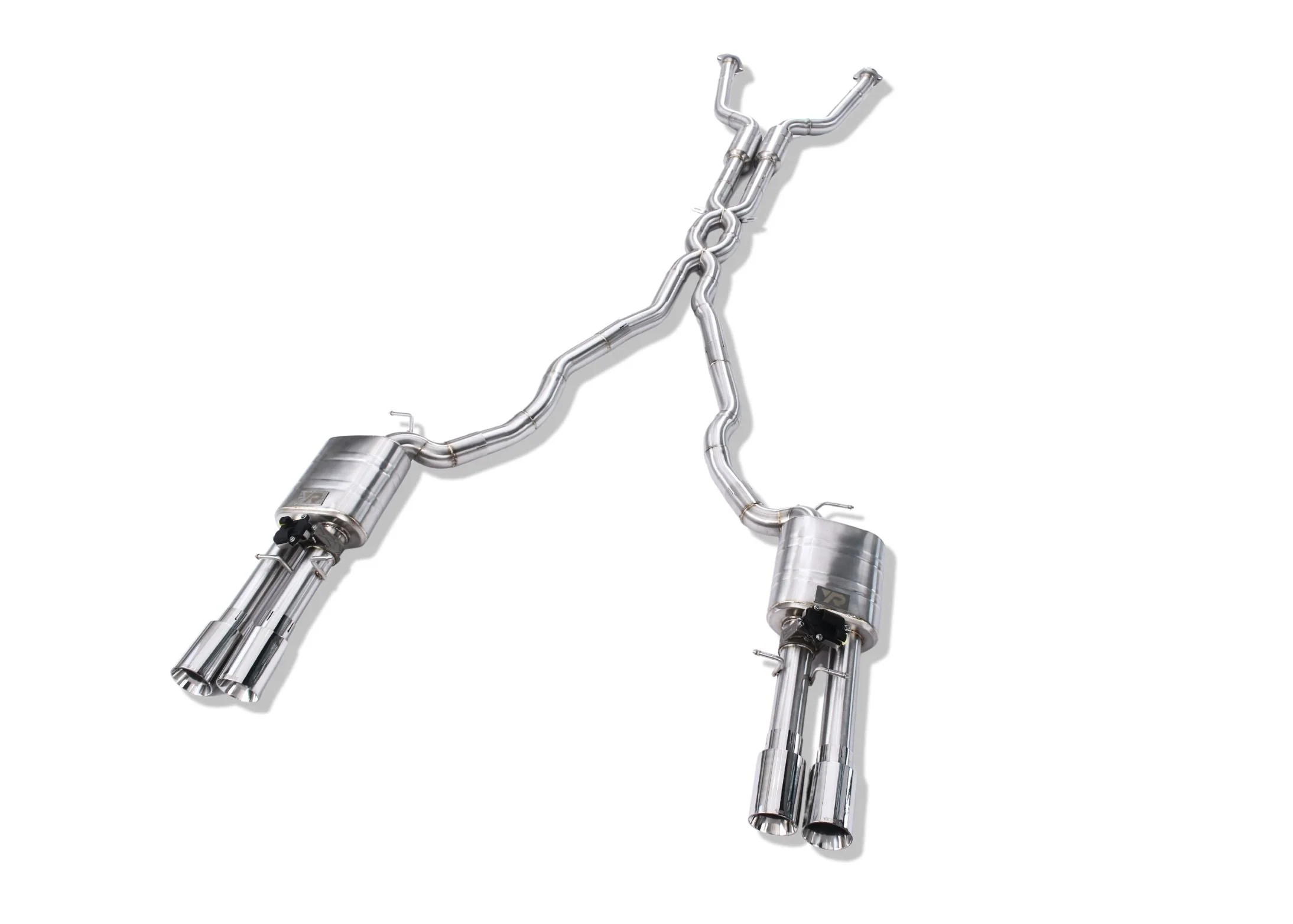 BMW E60 M5 E63 M6 Performance Exhaust System Double X-Pipe - Yonristic Performance - Image 2