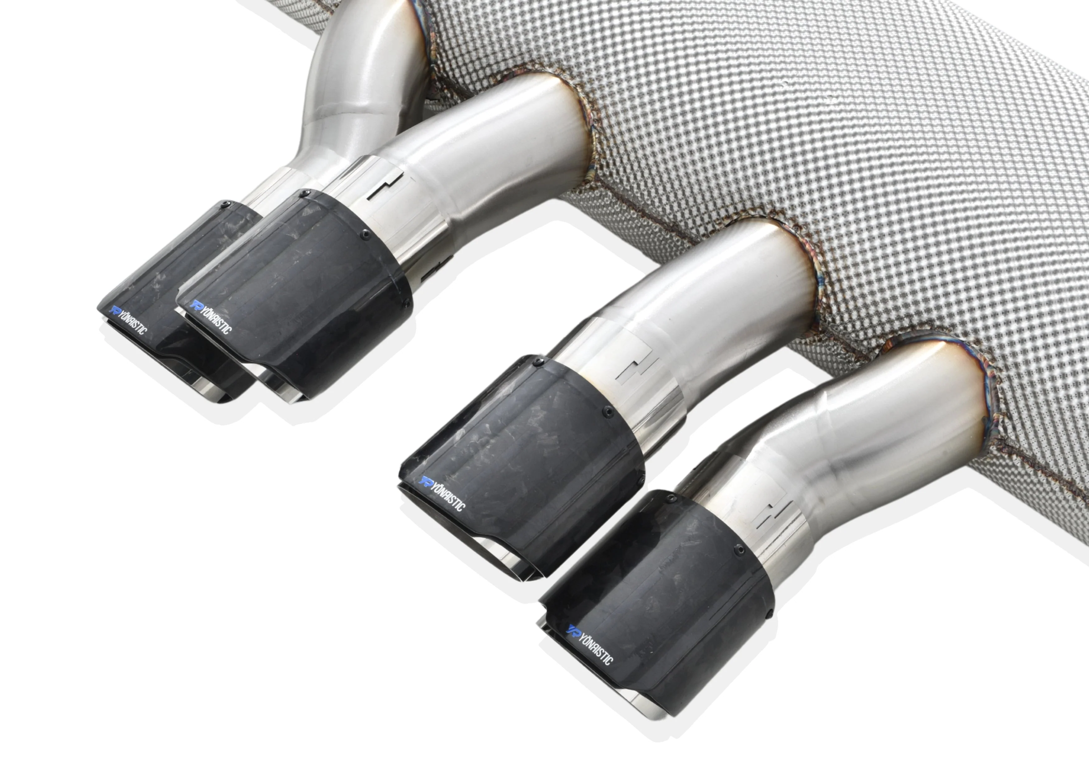BMW G8X M3 M4 VANTA Edition Exhaust System Center Quad Exit - Yonristic Performance - Image 10