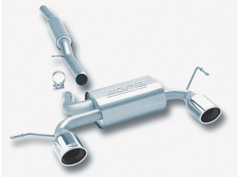 Borla 01-06 Audi TT Quattro 1.8T 225HP MT AWD 2dr Single Split Rear Exit SS Catback Exhaust - Image 2