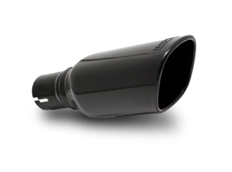 Borla 12-14 Jeep Wrangler JK 2/4Dr Rr Section ATAK Single Square Rlld Angle-Cut Black Chrome Exhaust - Image 4