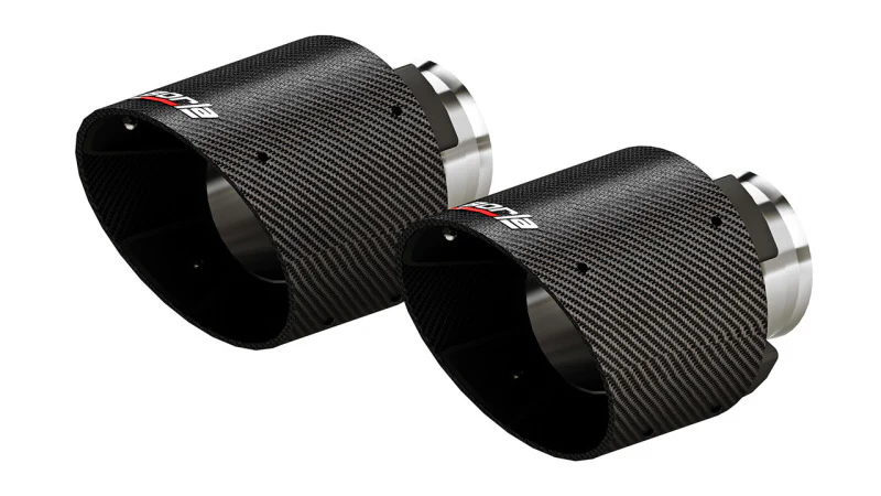 Borla 15-24 Dodge Charger V8 / 2023 Chrysler 300C T-304 SS Tips 5in Outlet - Carbon / Black Anodized - Image 3