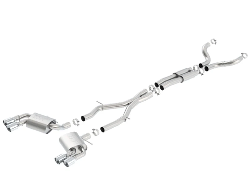 Borla 16-17 Camaro SS 6.2L Dual Tip Dual Split Rear Exit Dual Mode Catback Exhaust (NPP) - Image 2