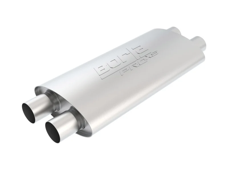 Borla 2.25in Dual In/Out 19in x 9.5in x 4in Turbo XL Muffler - Image 2