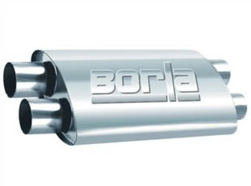 Borla 2.50in Dual In/Out 19in x 9.5in x 4in PRO-XS Muffler - Image 2