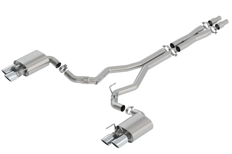Borla 2018 Ford Mustang GT 5.0L AT/MT 3in ATAK Catback Exhaust w/ Valves - Image 3