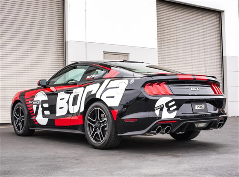 Borla 2018 Ford Mustang GT 5.0L AT/MT 3in ATAK Catback Exhaust w/ Valves - Image 5