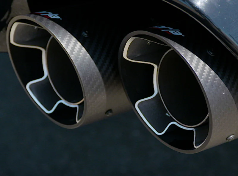 Borla 2018 Grand Cherokee Trackhawk 6.2L V8 AT AWD 4DR 3in Carbon Fiber Tip Kit - Image 2