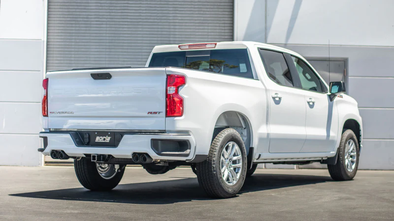 Borla 2024 Chevy Silverado 1500 6.2L V8 S-Type Catback Exhaust w/ Simulator - CF Black Anodized - Image 3