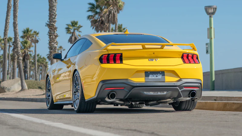 Borla 2024 Ford Mustang GT 5.0L V8 w/o Active Exhaust ATAK Axle-Back Exhaust System - Black Chrome - Image 2