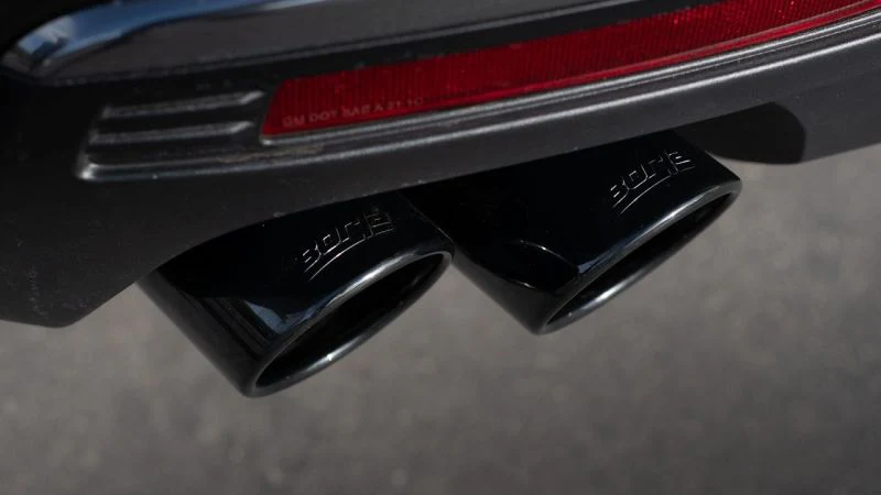 Borla 21-22 Chevrolet Tahoe 5.3L V8 2/4WD 4DR 3in/2.75in Touring Cat-Back Exhaust -Black Chrome Tips - Image 3