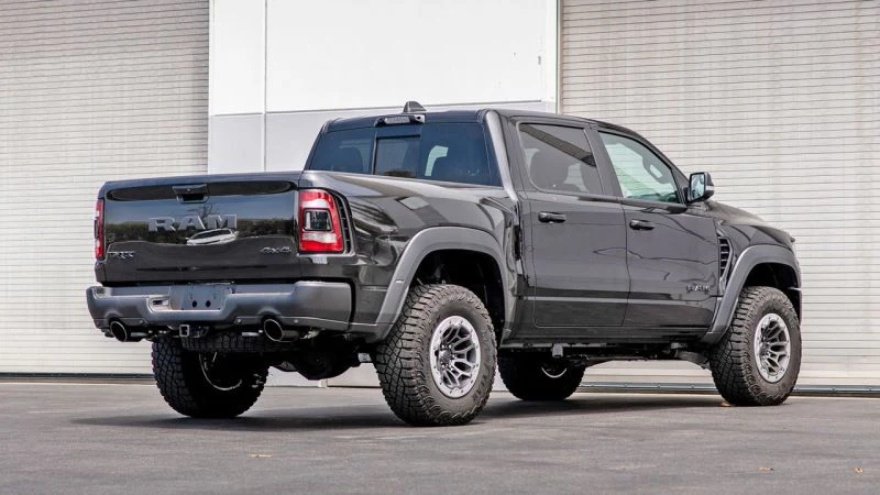Borla 21-22 Dodge RAM 1500 TRX 6.2L V8 4WD CCSB 5in. Black Chrome-Plated Optional Tips - 304SS - Image 2