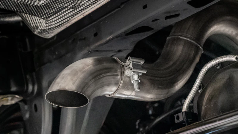 Borla 21-22 Ford Bronco 2.3L 2DR/4DR T-304 Stainless Steel Cat-Back S-Type Exhaust - Brushed - Image 3