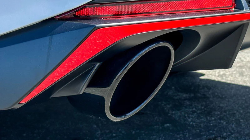 Borla 22-23 Hyundai Elantra N 2.0L 4 CYL. Turbo AT/MT ATAK Catback Exhaust Black Chrome - Image 4