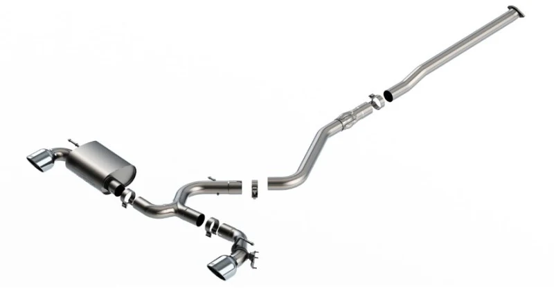 Borla 22-23 Hyundai Kona N 2.0L 4 CYL. Turbo AT/MT ATAK Catback Exhaust Bright Chrome - Image 3