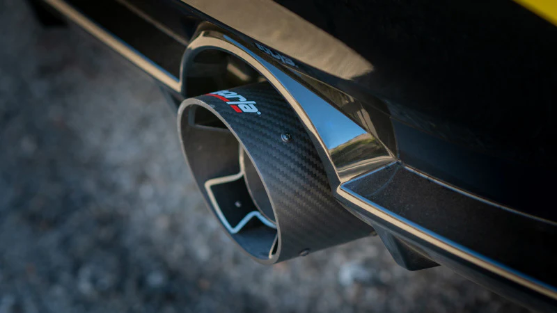 Borla 22-24 Nissan Z 2.5in ATAK Cat Back Exhaust 4.5in Tip - Carbon Fiber Black Anodized - Image 2