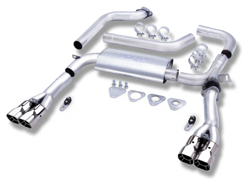 Borla 95-97 Chevrolet Camaro / Pontiac Trans Am 5.7L 3in Adjustable SS Cat-Back - Image 2