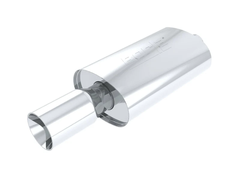 Borla Boomer Blow Torch Muffler Oval 2-1/4in x 4in Side Round Out - Image 2