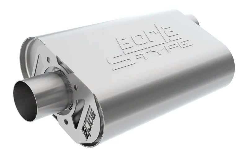 Borla CrateMuffler Big Block Chrysler/Dodge/Plymouth (Mopar) Offset/Offset 14inx4.35inx9in Muffler - Image 2
