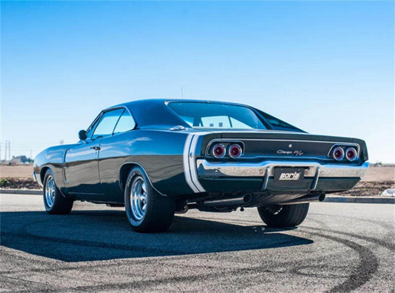Borla CrateMuffler Big Block Mopar 383/413/426/440 2.5in Offset/Center 14inx4.35inx9in Oval Muffler - Image 4