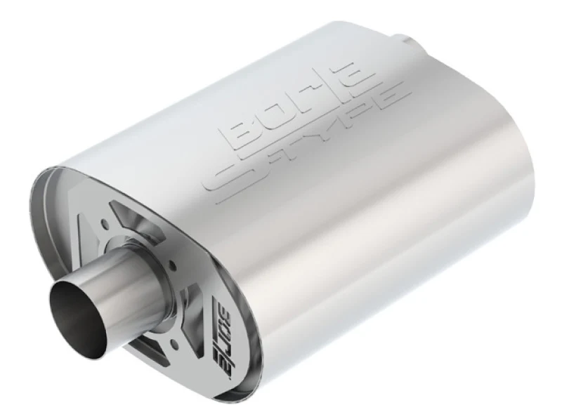 Borla CrateMuffler Ford Coyote 5.0L S-Type 2.5in Offset/Center 12inx6inx10.34in Muffler - Image 2