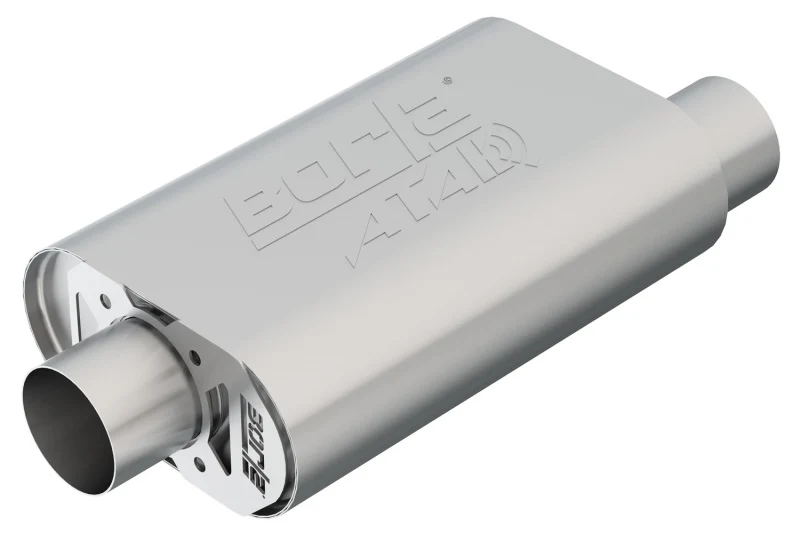 Borla CrateMuffler SBC Hot 350/383 3 inch Offset/Center 14in x 4.35in x 9in Oval Muffler - Image 2